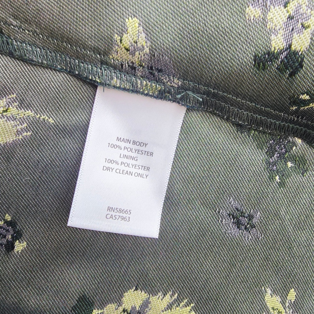 Chelsea28 NWT Green Floral Jacquard Square Neck Maxi Dress CH515813MI Small - Picture 6 of 13